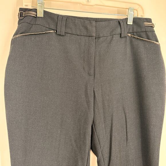 Ricki’s Blue & Black Trip Trouser Slacks Size 8 - Picture 2 of 7